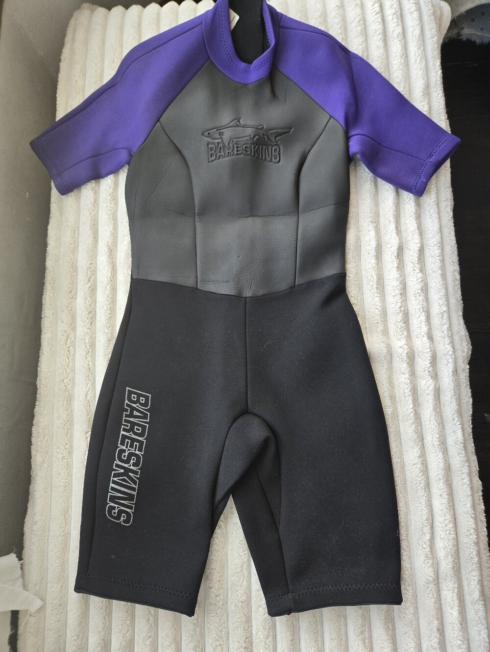 Vintage 90s Womens 11/12 Shorty Easy-on Neoprene Wetsuit